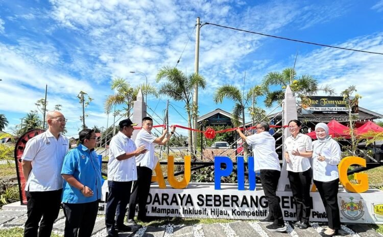  MAJLIS PERASMIAN MERCU TANDA MASUK KE NEGERI PULAU PINANG DI PERSIMPANGAN PERMATANG KELING NIBONG TEBAL SPS